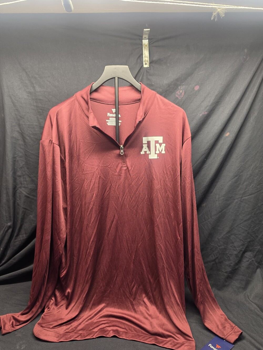 Fanatics Texas A&M Aggies Men's 2XL Maroon 1/4 Zip Pullover NWT